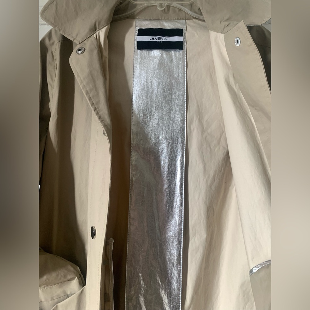 Jane Post Tan Trench Coat - Picture 3 of 7
